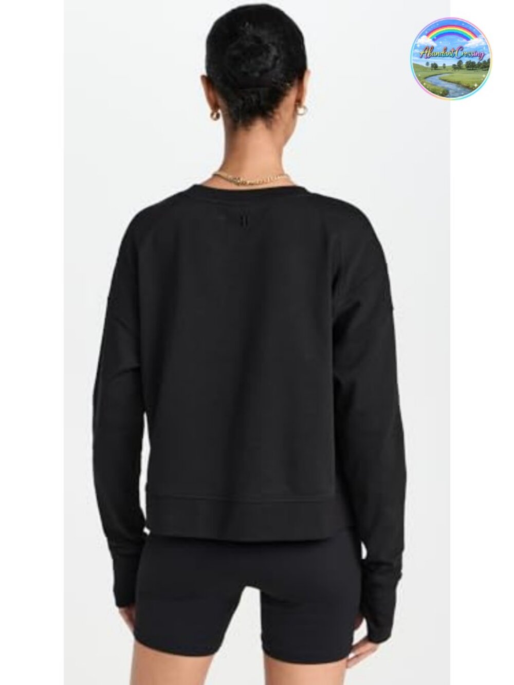 Sweaty Betty After Class Longline Crewneck Side Slit Sweatshirt